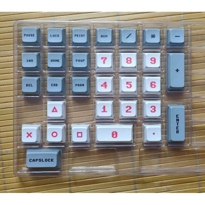 [Mã 267ELSALE hoàn 7% đơn 300K] Bộ keycap game 4 nút Mario PBT dye sub profile XDA