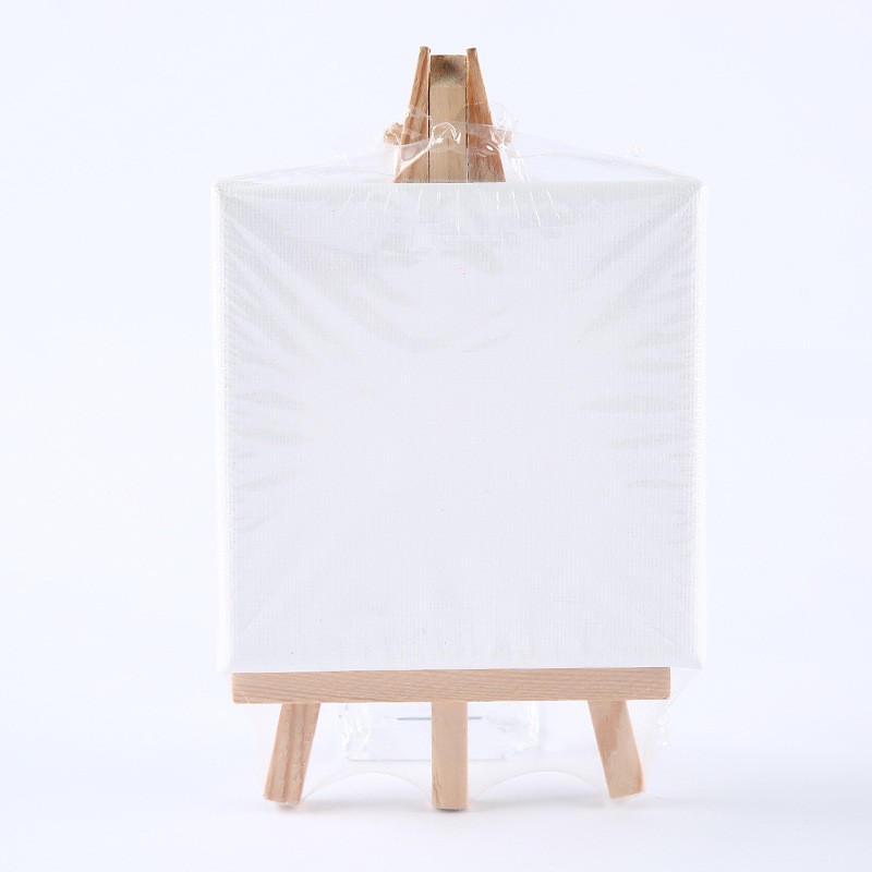 Khung vẽ Canvas Mini kèm giá đỡ - Cỡ khung 10x10cm