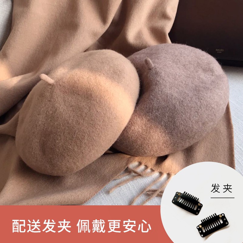 Mũ bê rê len thời trang Retro cho nữ