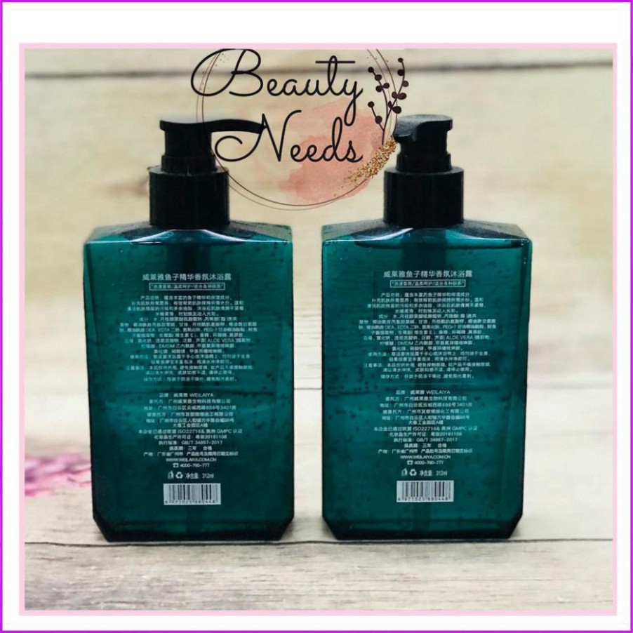 Sữa tắm nước hoa Weilaiya tinh chất trứng cá tầm 315ml | BigBuy360 - bigbuy360.vn