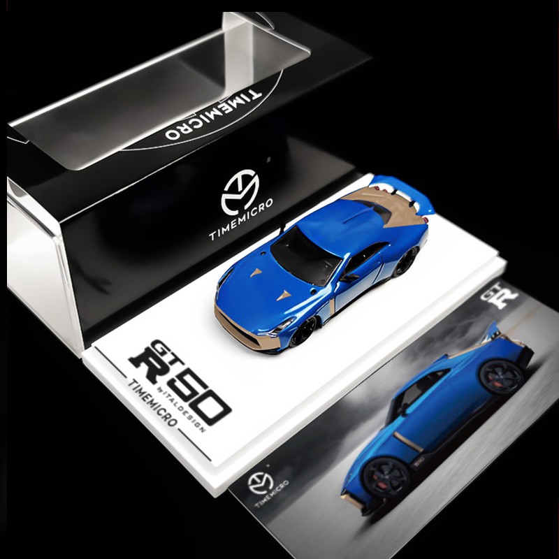 Mô Hình Xe Hơi Thể Thao NISSAN GTR-50 Bằng Hợp Kim Tỉ Lệ 1: 64