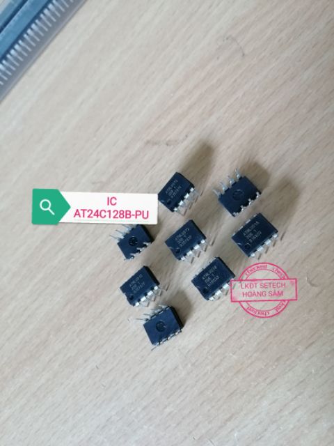 IC nhớ EPROM AT24C128 chân cắm DIP8 chính hãng ATMEL