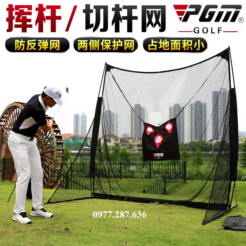 Khung lưới tập golf PGM lồng tập swing trong nhà hoặc ngoài trời di động LT007