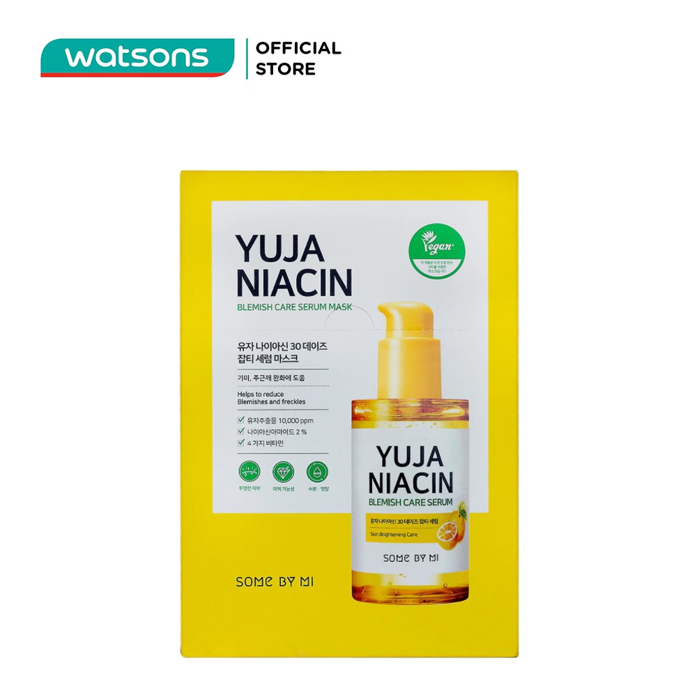 Mặt Nạ Some By Mi Yuja Niacin Blemish Care Serum Mask Dưỡng Sáng Da 25g