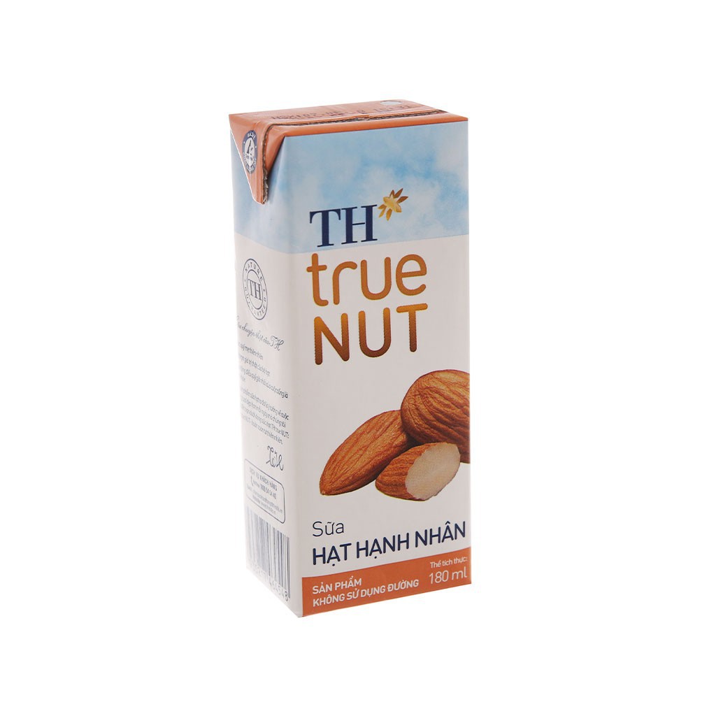 TH true NUT thùng 48 hộp Sữa hạt Cao cấp Không sử dụng đường 180ml