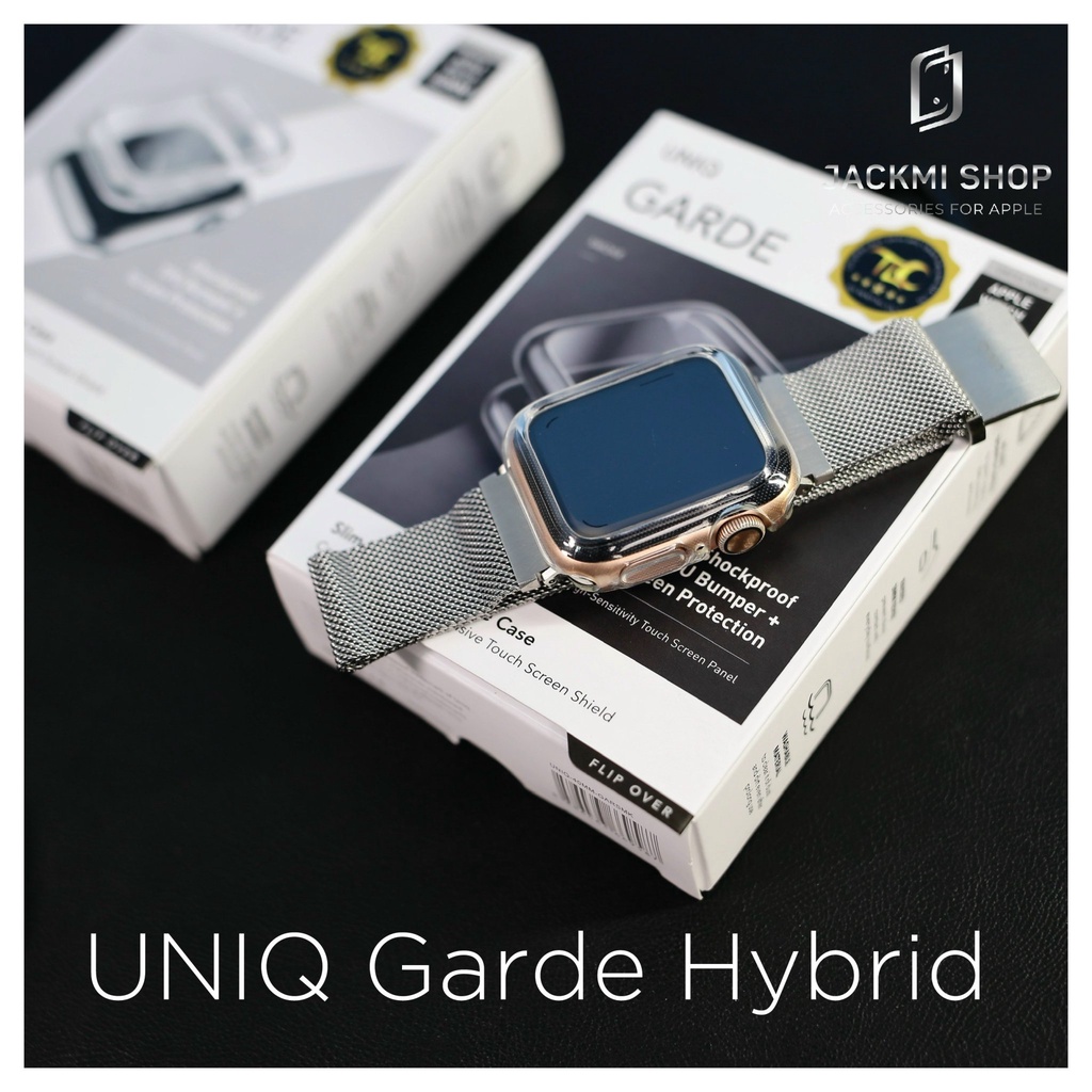 [CHÍNH HÃNG UNIQ] ỐP APPLE WATCH BẢO VỆ MÀN HÌNH GARDE HYBRID