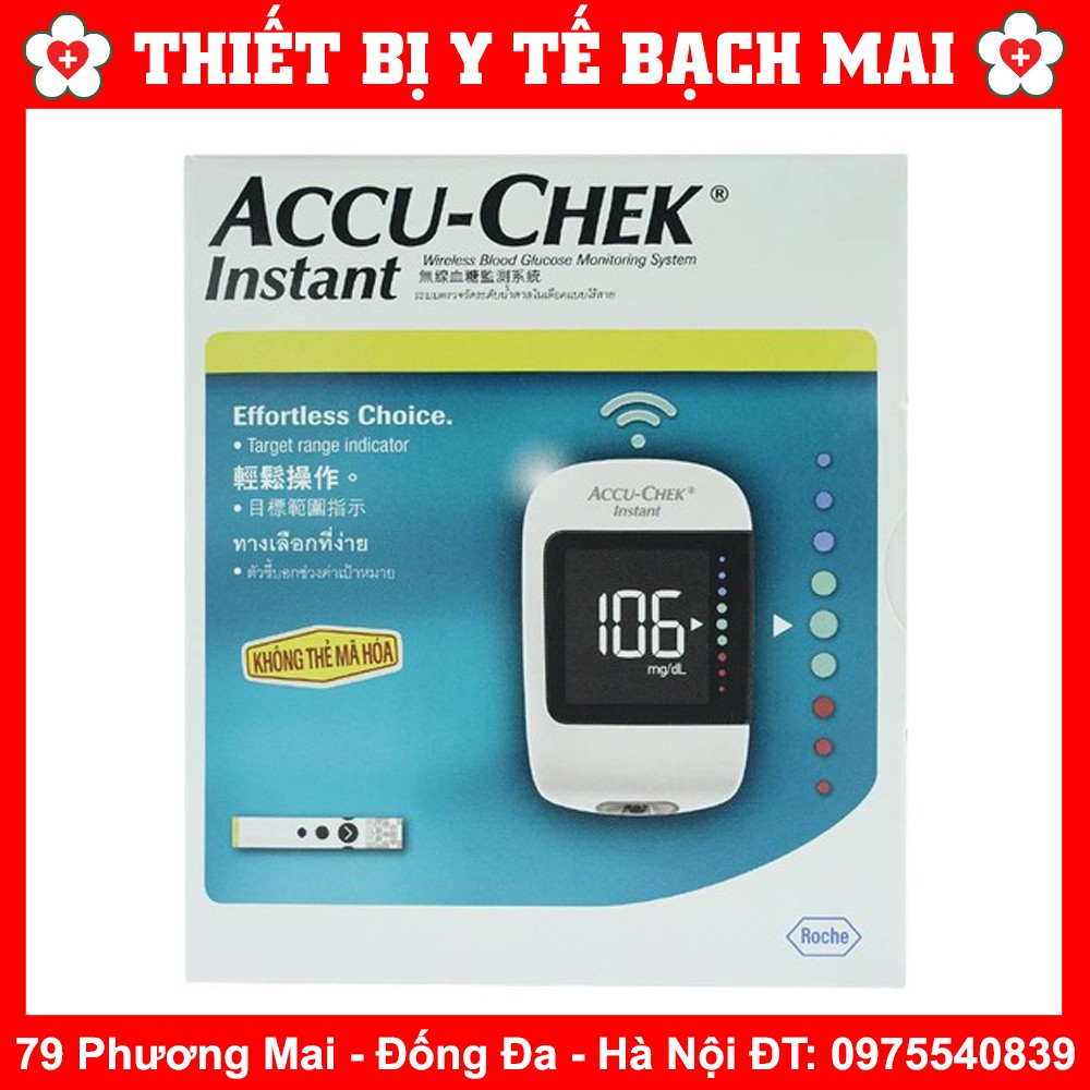 [Kết Quả mg/dL] MÁY ĐO ĐƯỜNG HUYẾT ACCUCHEK INSTANT (MODEL MỚI 2020)