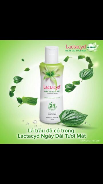 Lactacyd lá trầu không và nước hoa hồng 150ml