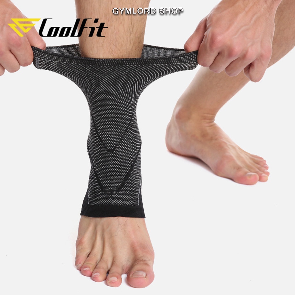 Bó gót chân, bảo vệ mắt cá chân, cổ chân hỗ trợ tập luyện thể thao COOLFIT (1 Chiếc)