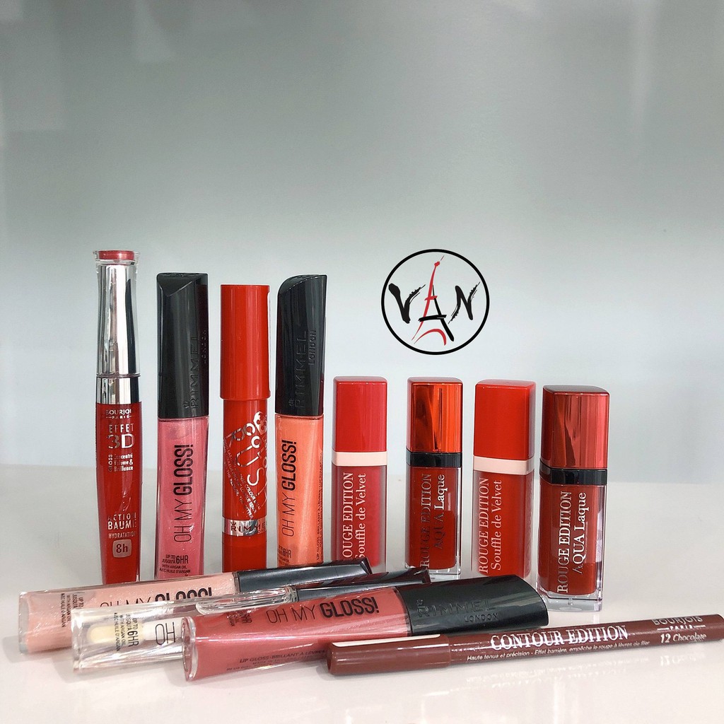 Son môi của Bourjois + Rimmel - ngẫu nhiên