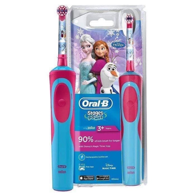 Bàn chải điện Oral-B cho bé gái và bé trai (Hàng Úc)