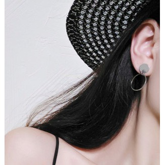 Bông tai tròn xteen