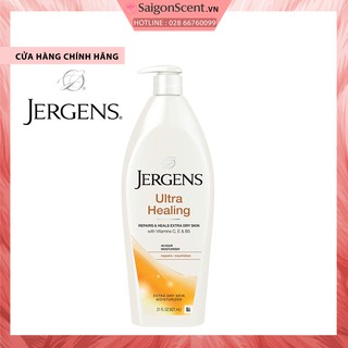 Kem dưỡng ẩm phục hồi da khô Jergens Ultra Healing Repairs & Heals Extra Dry Skin Moisturizer ( 621mL )