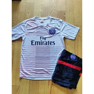 Áo đấu đá bóng đá banh clb psg trắng