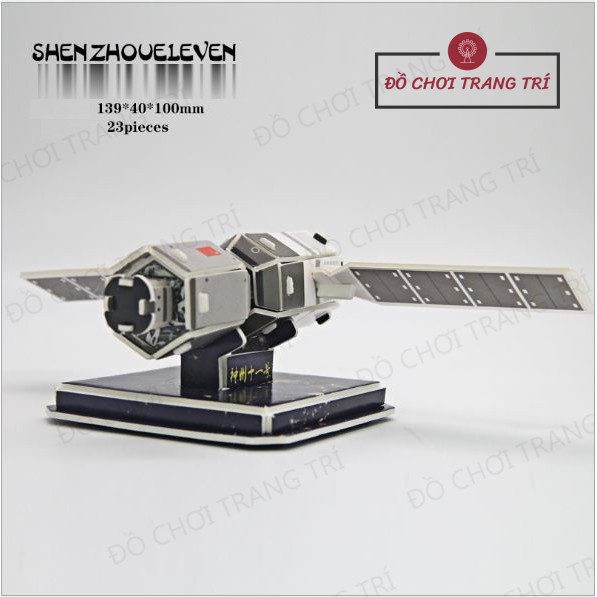 Mô hình 3D giấy tự lắp ráp, hình tàu bay, vệ tinh, tên lửa - Đồ chơi sáng tạo - Đồ chơi thông minh.