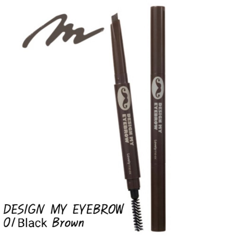 Chì kẻ mày 2 đầu Lovely me:ex Design My Eyebrow Màu 01