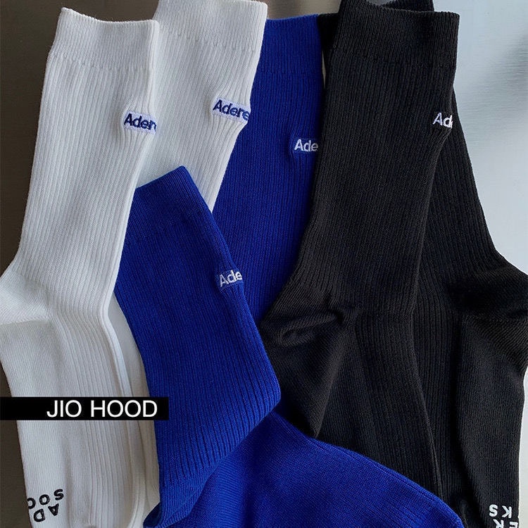 Vớ thể thao in chữ phong cách Hàn Quốc thời trang cho nữ