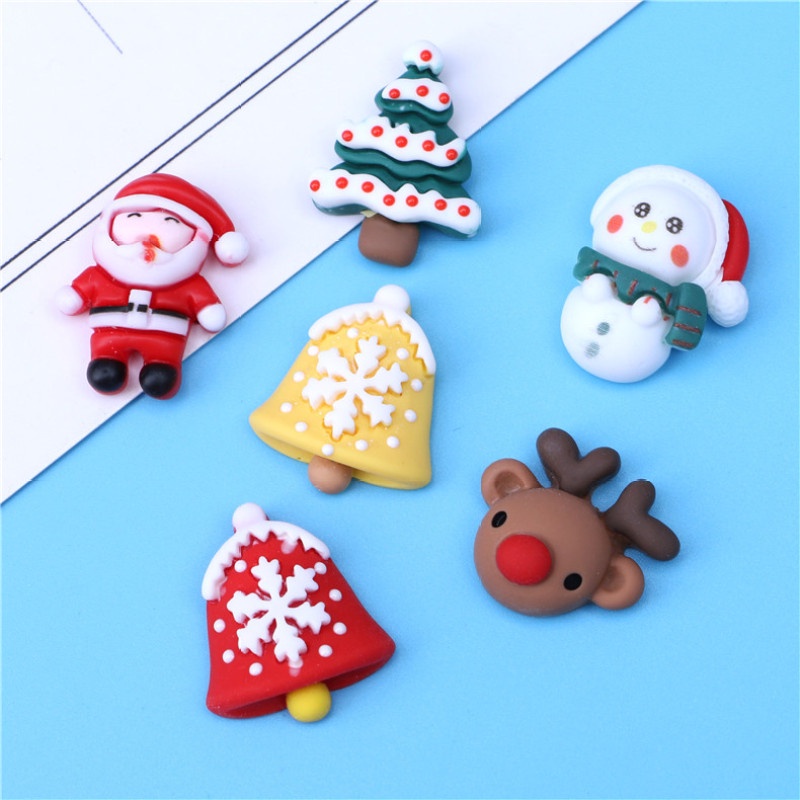 Set 10 phụ kiện trang trí tóc phong cách Giáng sinh xinh xắn