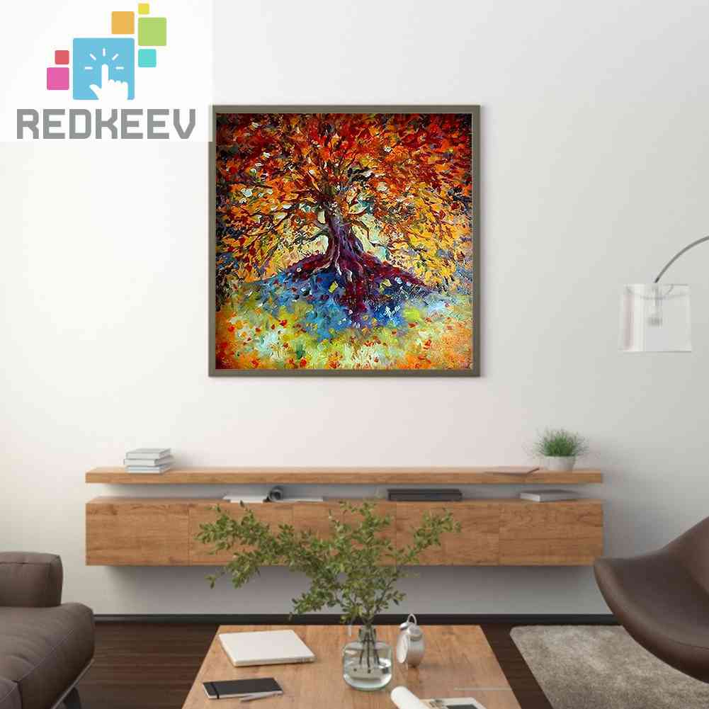 Tranh Đính Đá Kim Cương Toàn Bộ 5D DIY Hình Vẽ Phong Cảnh