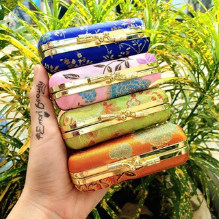 Hộp Đựng Son Mini Kèm Gương Họa Tiết Vintage Các Mẫu Emori Beauty_