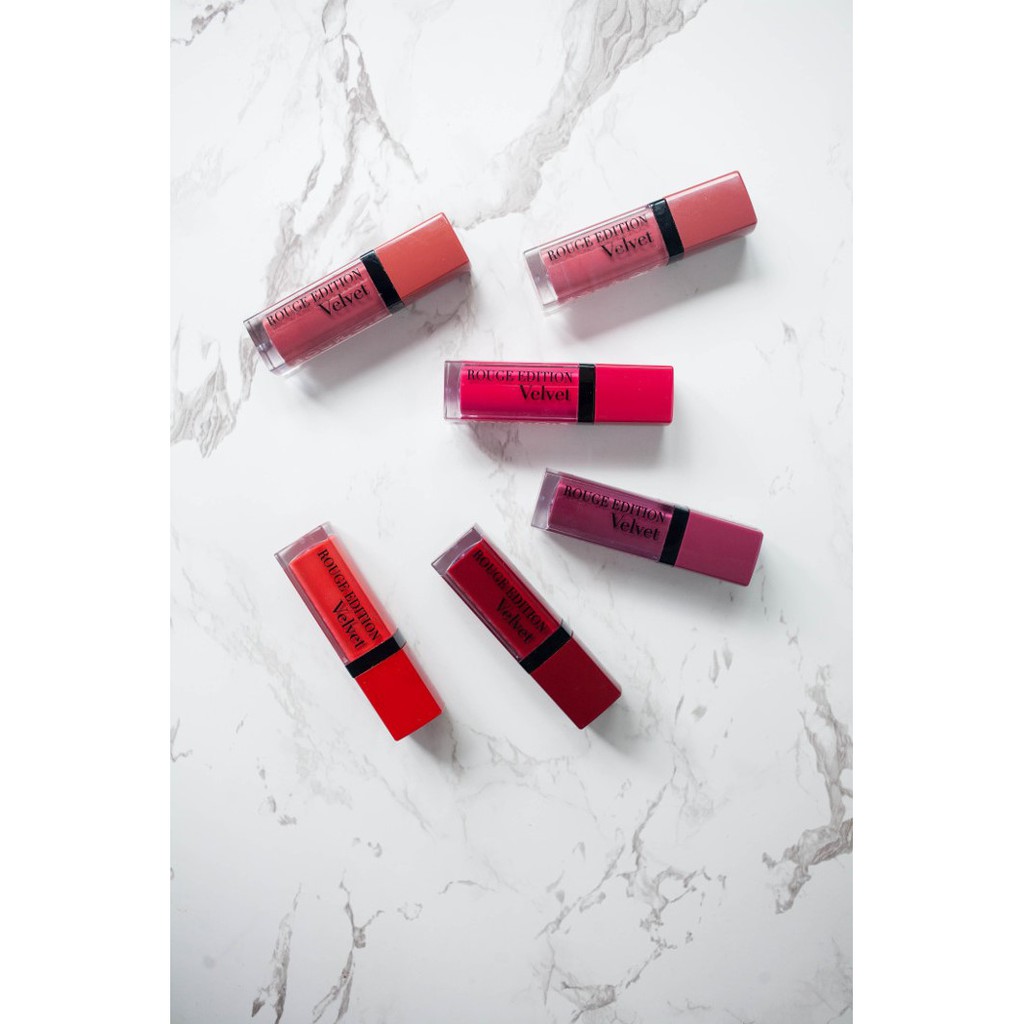 [Mã FMCGM50 - 8% đơn 250K] Paris France Beauty - Son Kem Lì Mịn Môi Bourjois Rouge Edition Velvet 7.7ml | BigBuy360 - bigbuy360.vn