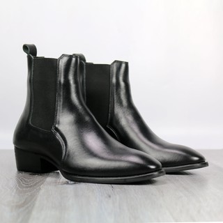 Giày Bốt Nam, 4cm Heels Chelsea Boots Classic