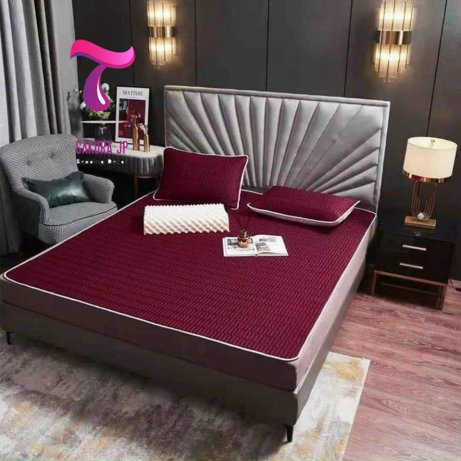 CHÍNH HÃNG-  Chiếu Điều Hòa Cao Su Non Cao Cấp Latex 3D Mát Lạnh  Chiếu Điều Hòa Cao Su Non Sakura JP Bedding Decor