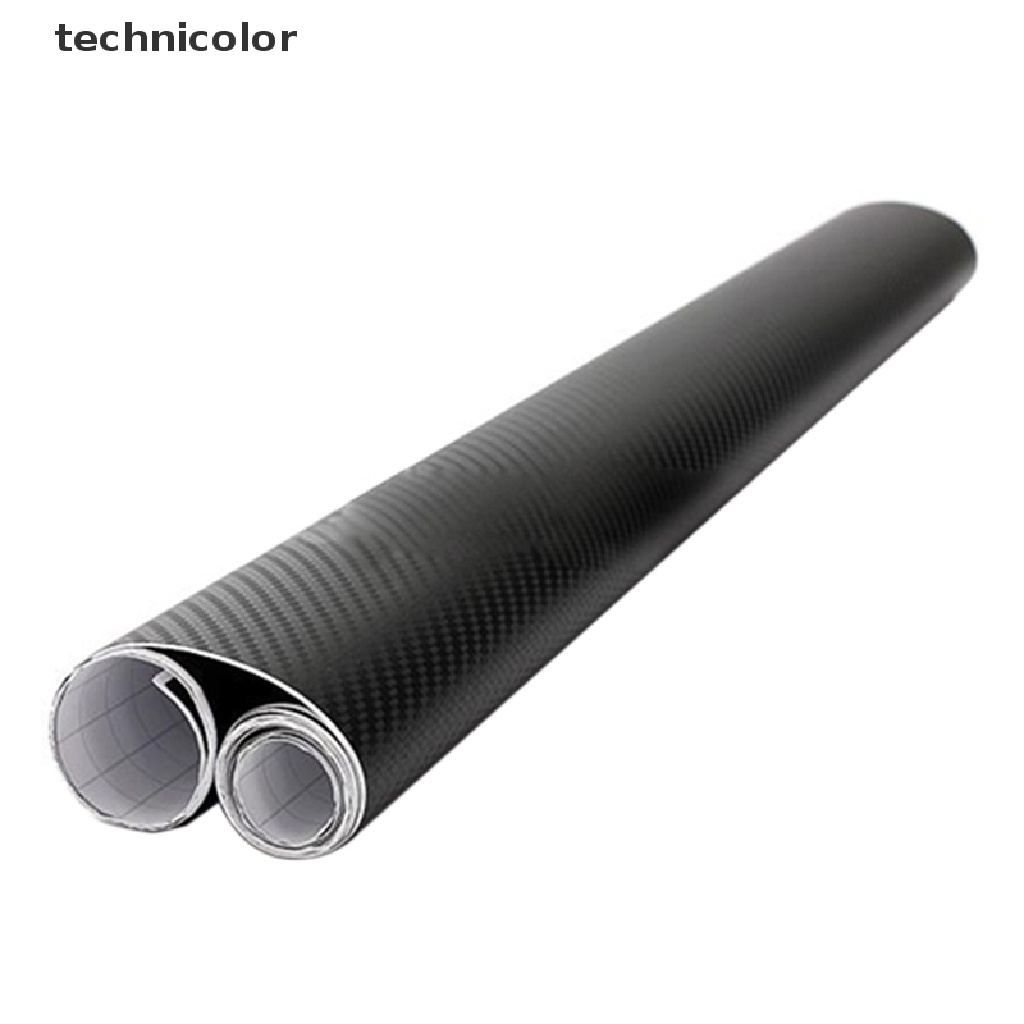 Cuộn Phim Vinyl Sợi Carbon 3D Màu Đen Dán Trang Trí Xe Hơi