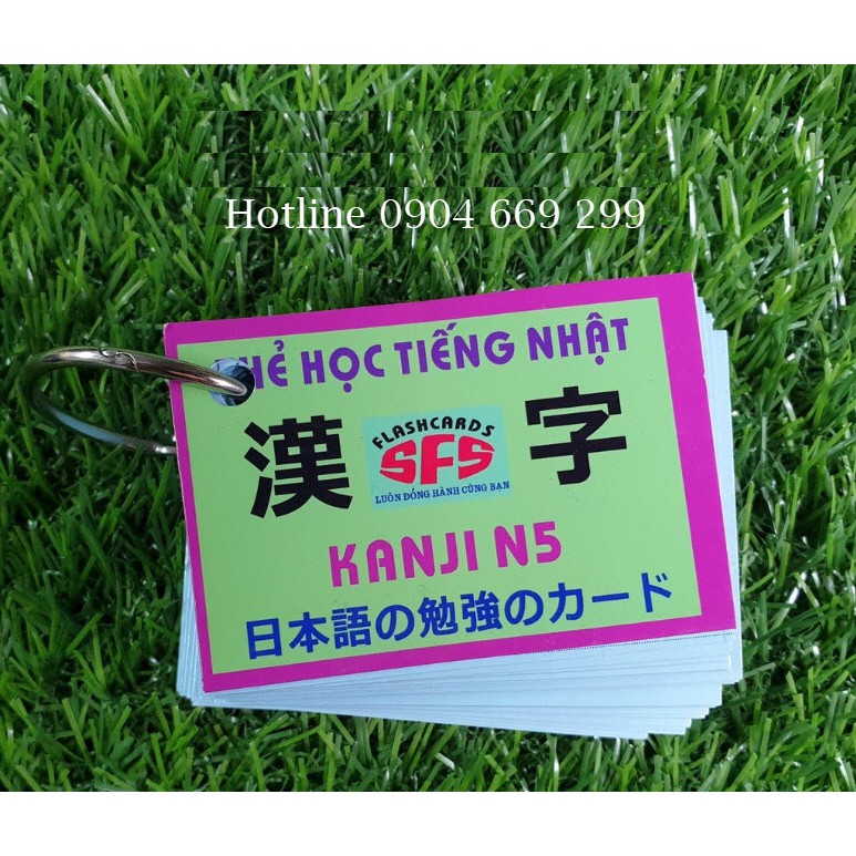 Thẻ học tiếng nhật Kanji N5