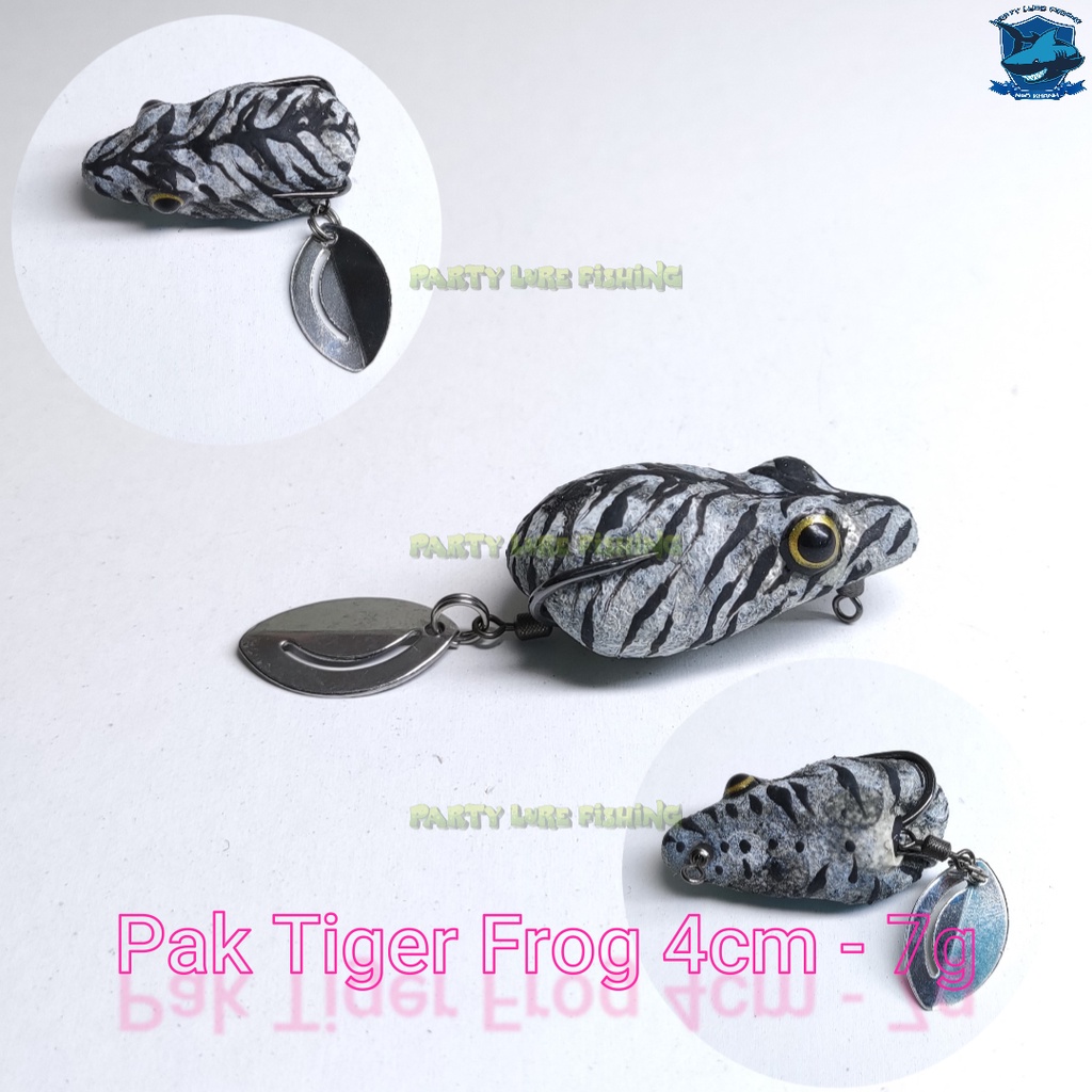 Nhái hơi Tiger Frog - Mồi câu cá lóc - Made In Thai Lan