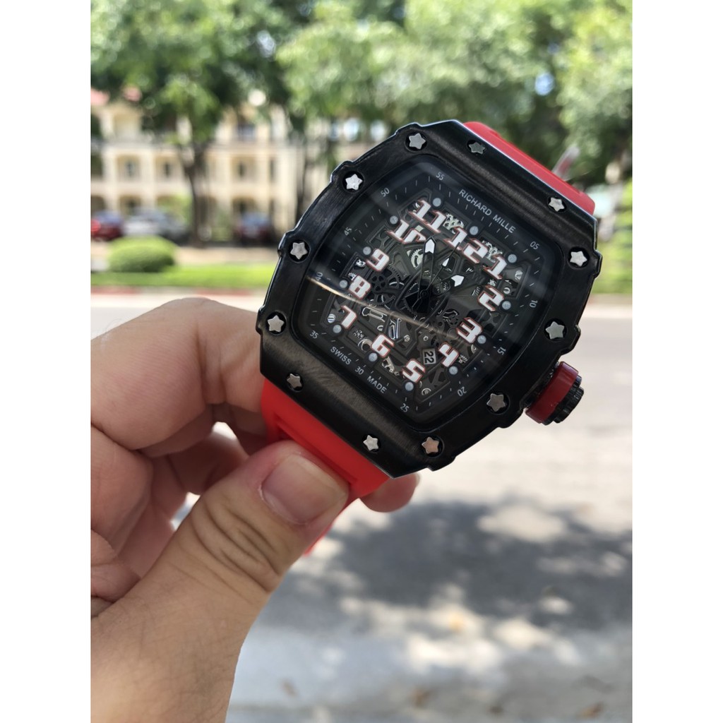 Đồng Hồ Nam RM6701 Pin JP vỏ thép không gỉ chống xước chống nước