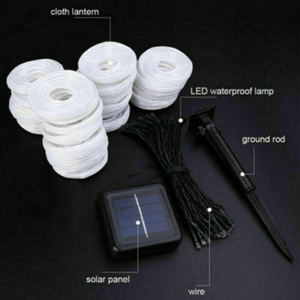 KRNY Dây Đèn Led Trang Trí Nhiều Màu Sử Dụng Năng Lượng Mặt Trời