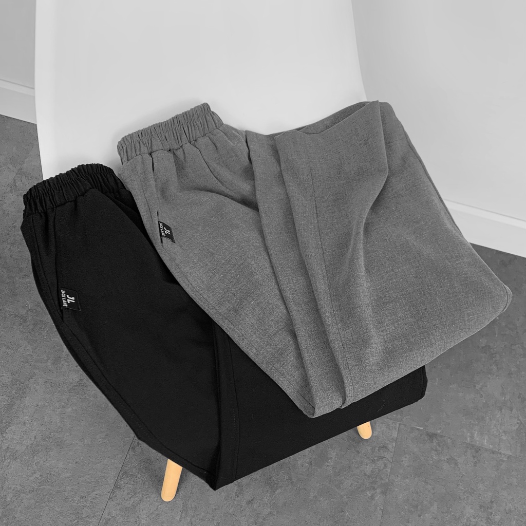 Quần suông ống rộng basic trousers, Jack Lane, quần dài Unisex dáng rộng