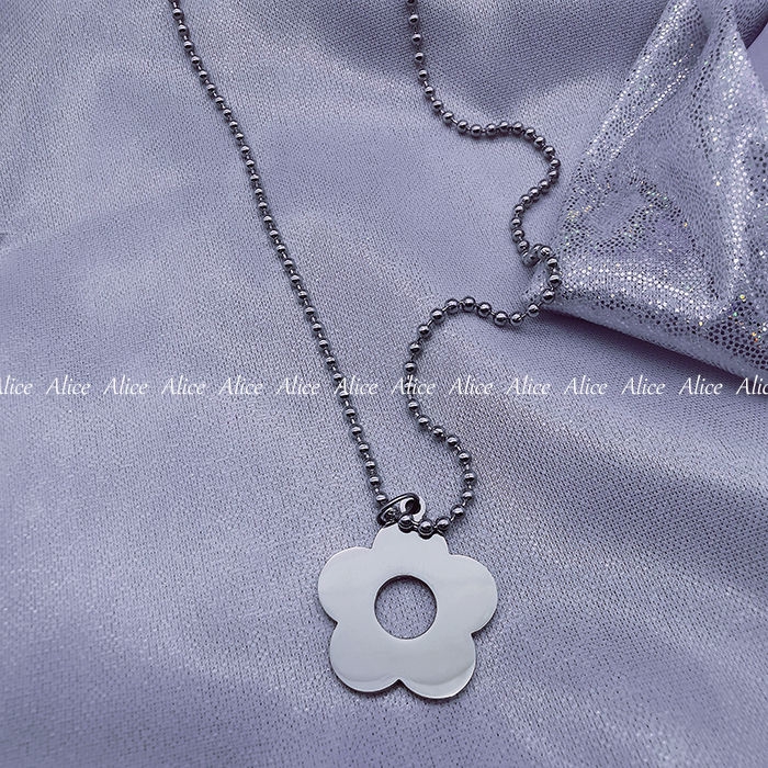 Dây chuyền mặt bông hoa phong cách retro xinh xắn cho nữ