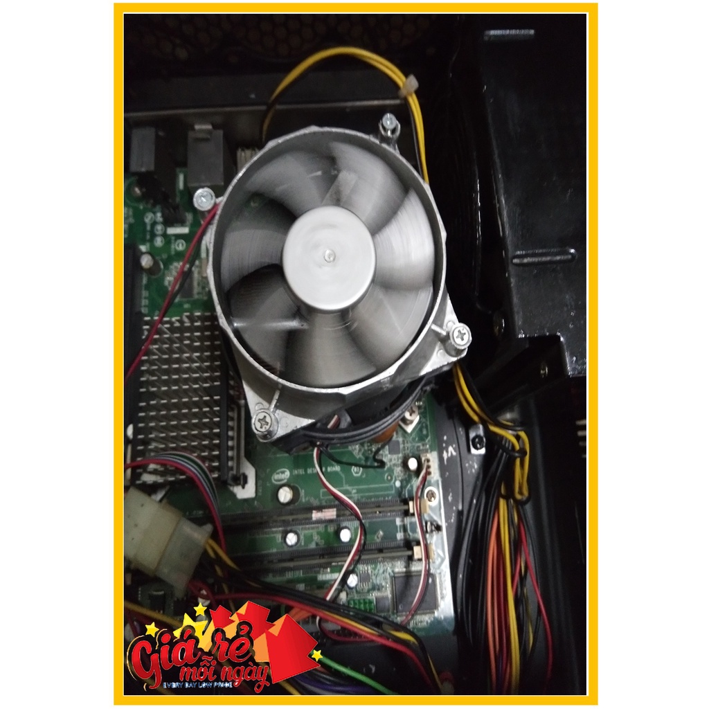 Fan Quạt LED 8cm DC 12v tản nhiệt làm mát thùng CPU máy tính