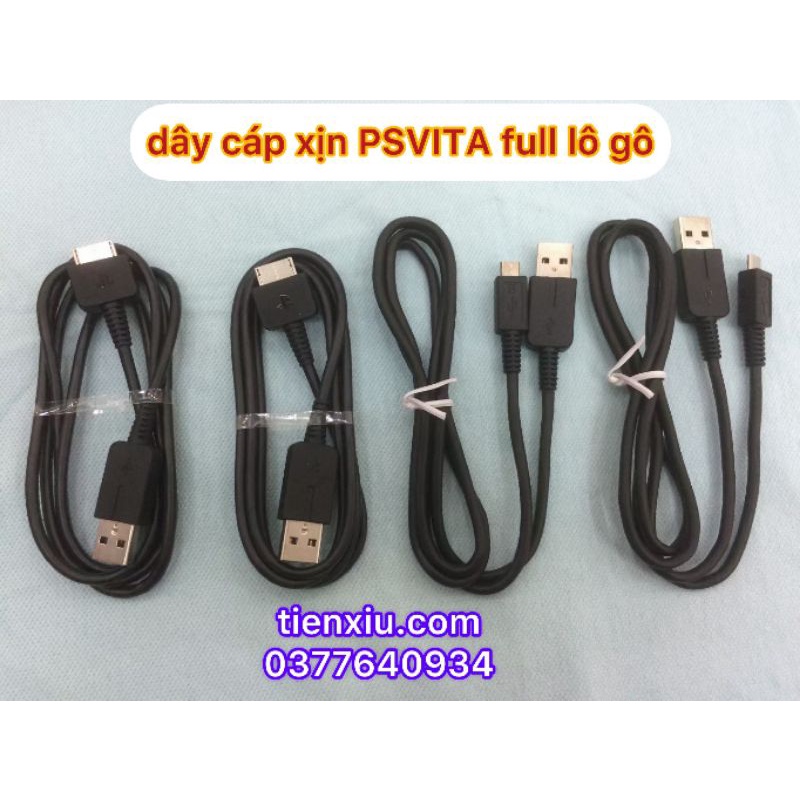 Củ nguồn PS Vita xịn kèm cáp usb cho Psvita1000 và PSVITA2000 sạc cáp psvita củ sạc