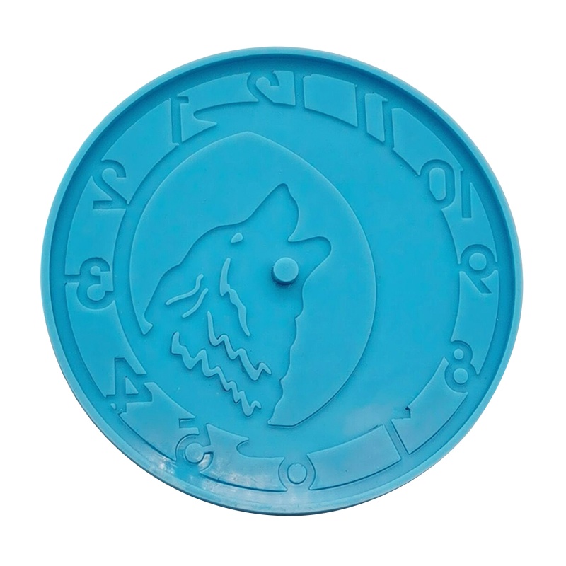 Khuôn Silicone Làm Đồng Hồ Mặt Tròn DIY