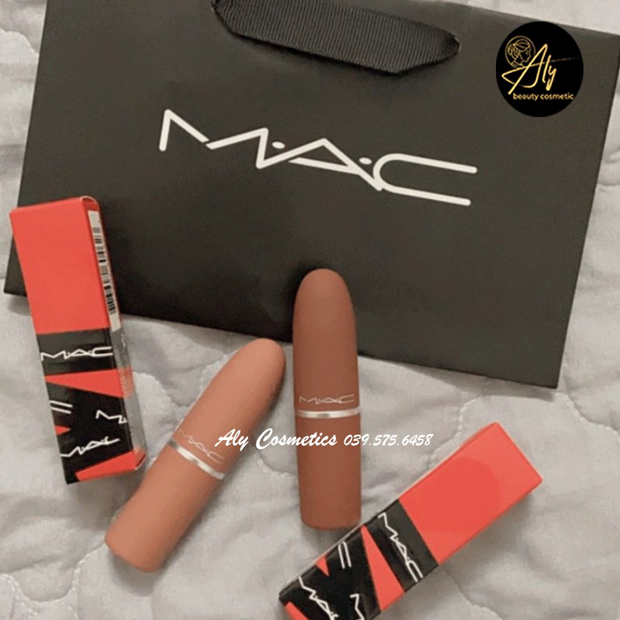 (Phiên bản giới hạn - SĂN SALE) Son môi MAC Powder Kiss Lipstick 3g màu Mull it over (HOT SALE MÙA ĐÔNG 2020)