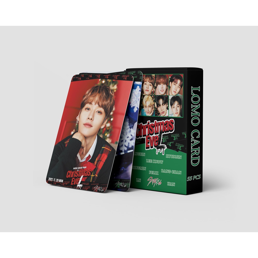 Stray Kids Christmas Evel Photocard StrayKids Felix Lomo Card