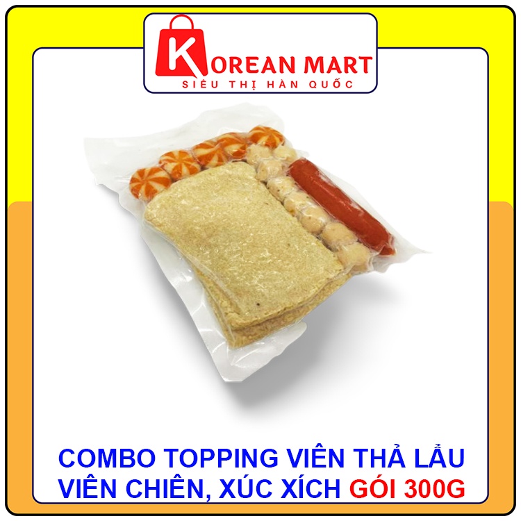 Set 300g Combo Viên Thả Lẩu + Chả Cá + Xúc Xích + Cá Viên