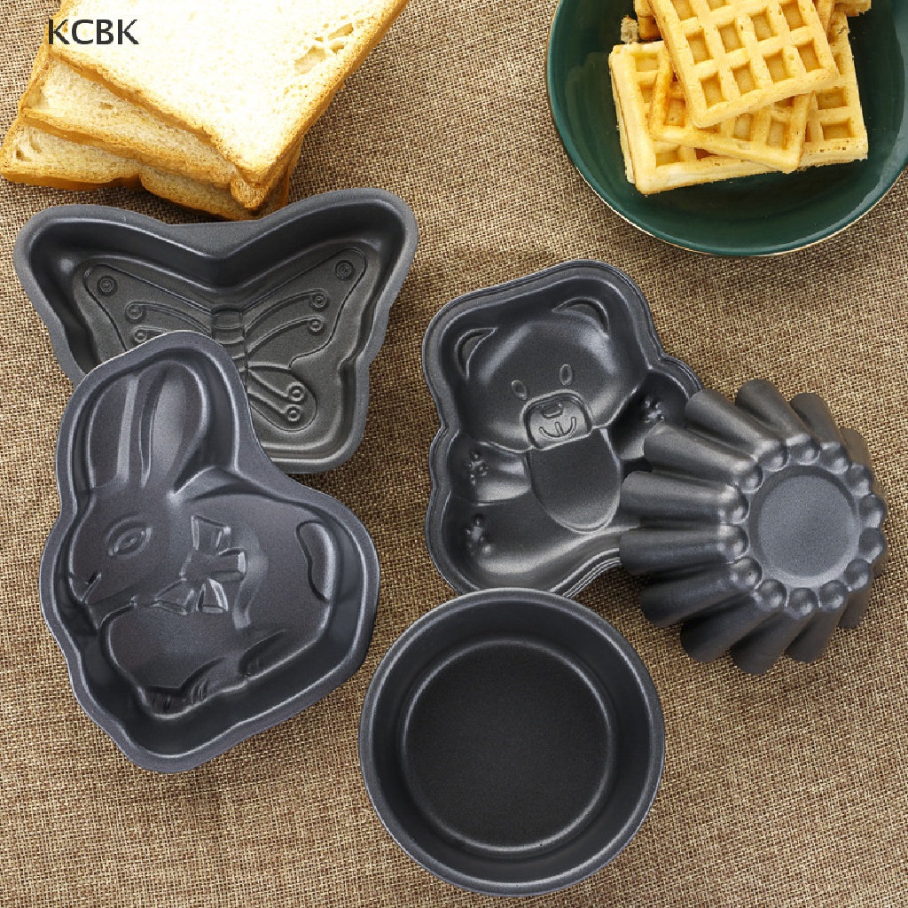 KC Metal Tart Pan Pie Pizza Baking Tray  Non-stick Cake Mold For Oven Baking Tools BK