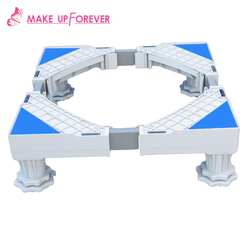 [Make_up Forever]Size Adjustable Washing Machine Stand Refrigerator Fridge Lifting Base with 4 Strong Feet, Durable