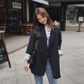 Áo Khoác Vest Form Rộng Thời Trang Hàn Quốc 2019 Thanh Lịch Cho Nữ