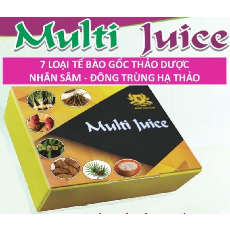 Trà Sâm Multi Juice đào thải độc tố, cân bằng nội tiết tố nam nữ