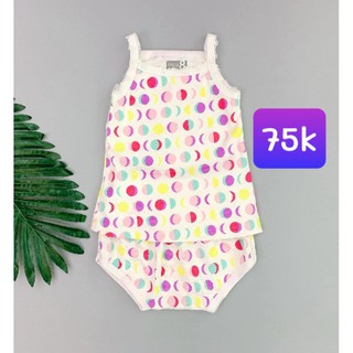 [ẢNH THẬT] Bộ cotton cho bé|Bộ thun 2 dây