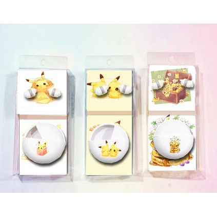 tai nghe pikachu hộp tròn TNBI31 KN-266 tai nghe dễ thương mặt mèo hoa anh đào