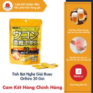 Tinh bột nghệ giải rượu Orihiro 20 gói