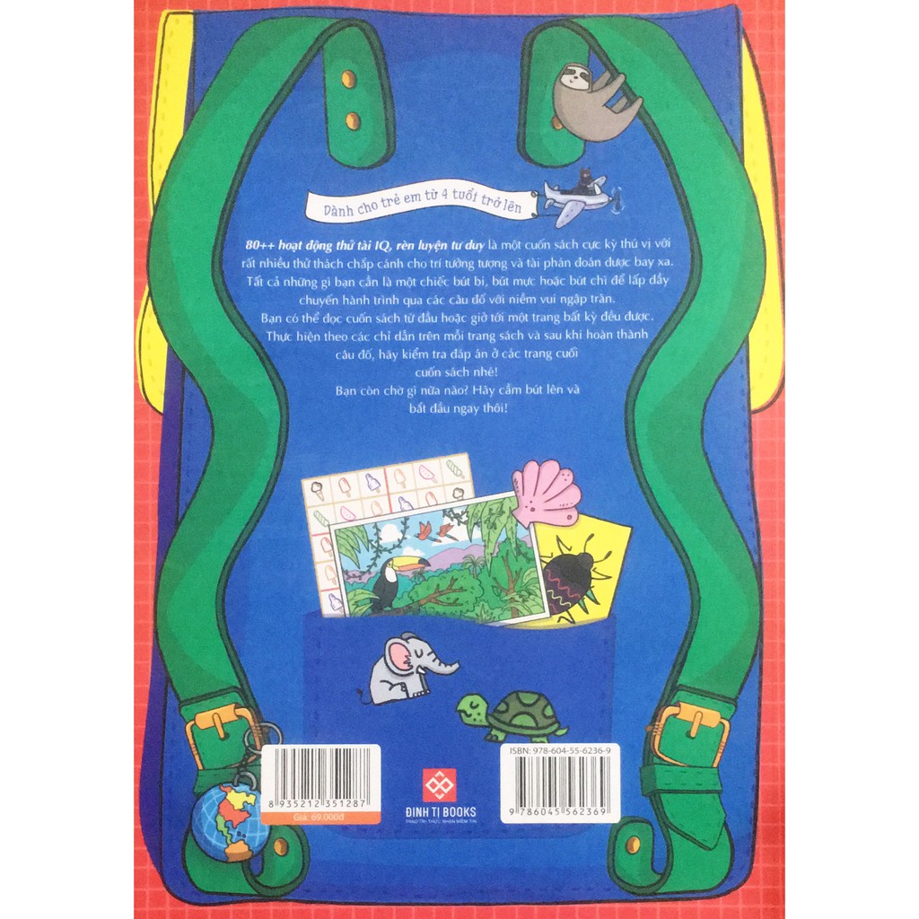 Sách - 80++ Hoạt Động Thử Tài IQ, Rèn Luyện Tư Duy