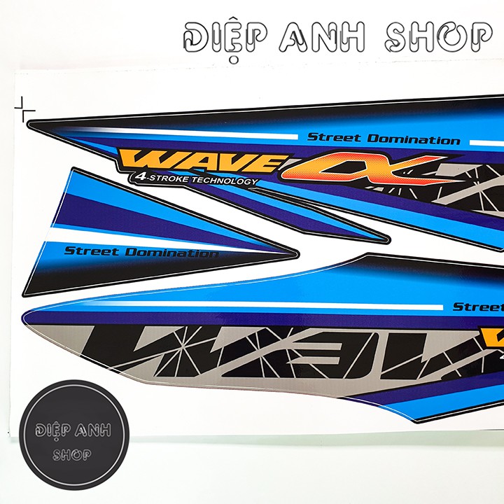 Tem xe Wave Alpha 110  - Tem Wave chế