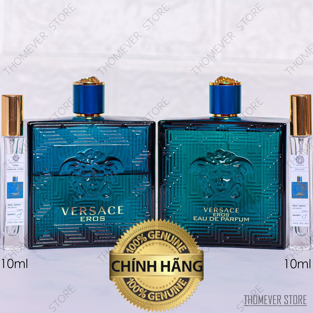 Nước Hoa Nam Versace Eros | Eros Xanh [ Mẫu Thử 10ml ] | BigBuy360 - bigbuy360.vn